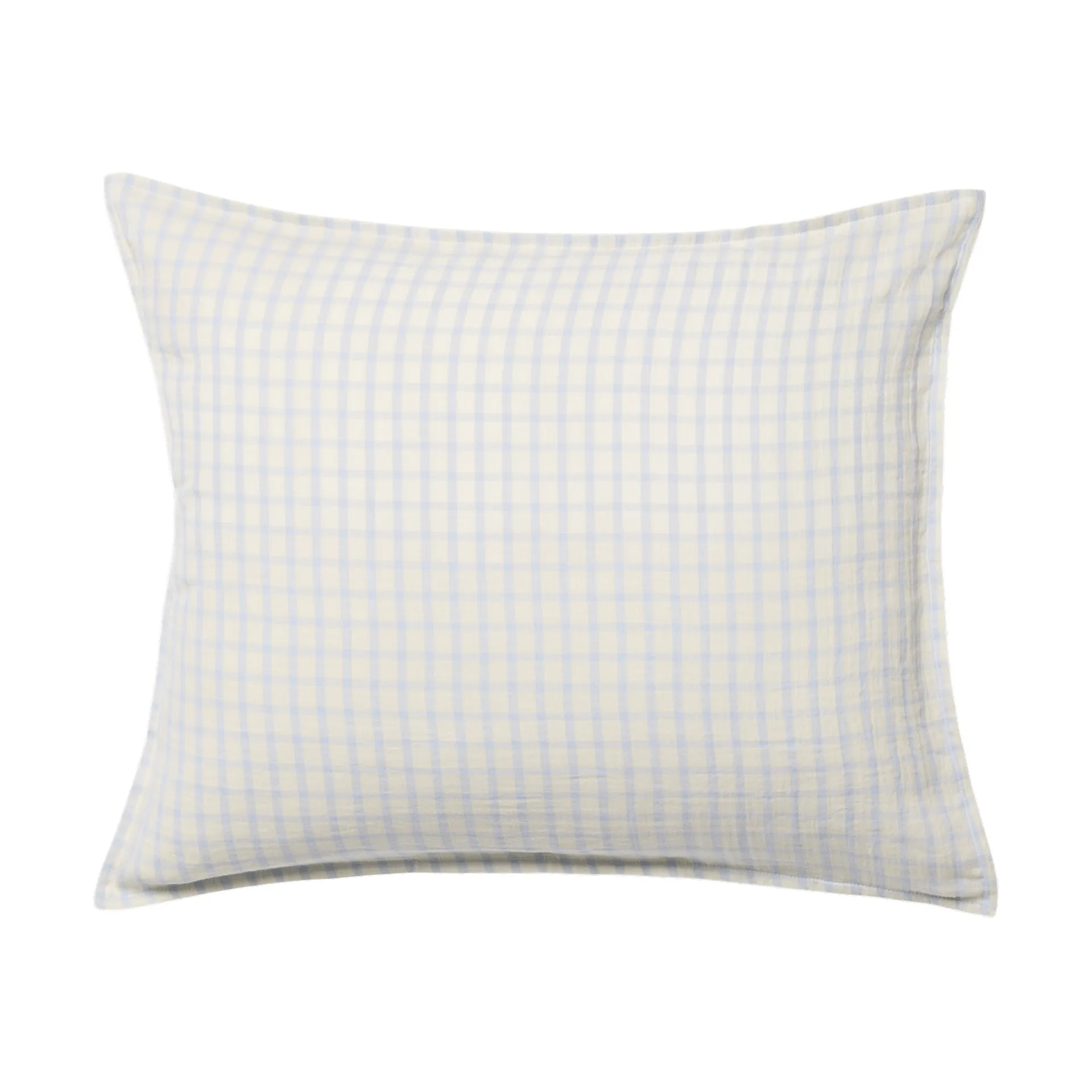 Gingham Sky Blue Muslin μαξιλαροθήκη, Sky 50x70 εκ. Garbo&Friends