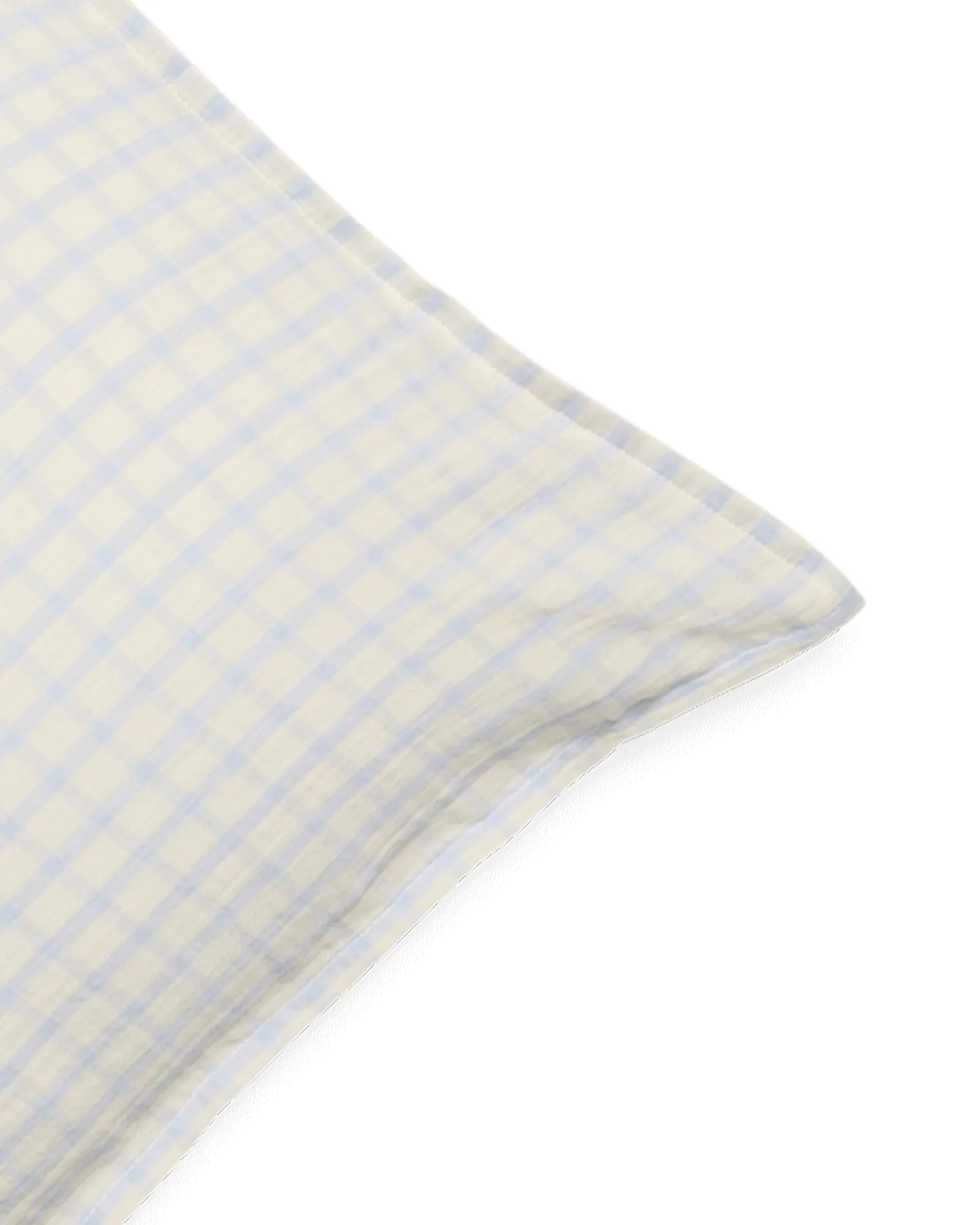 Gingham Sky Blue Muslin μαξιλαροθήκη, Sky 50x70 εκ. Garbo&Friends