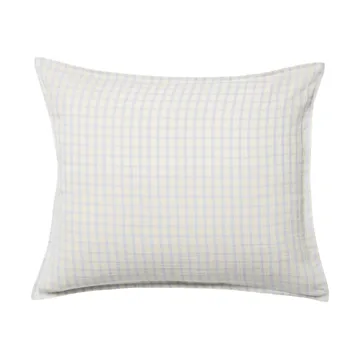 Gingham Sky Blue Muslin μαξιλαροθήκη - Sky 80x80 εκ. - Garbo&Friends