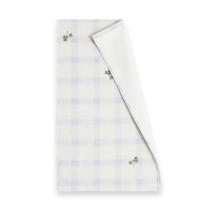 Πετσέτα επισκεπτών Gingham Sorrel Blue Terry 2 τεμάχια, 30x50 cm Garbo&Friends
