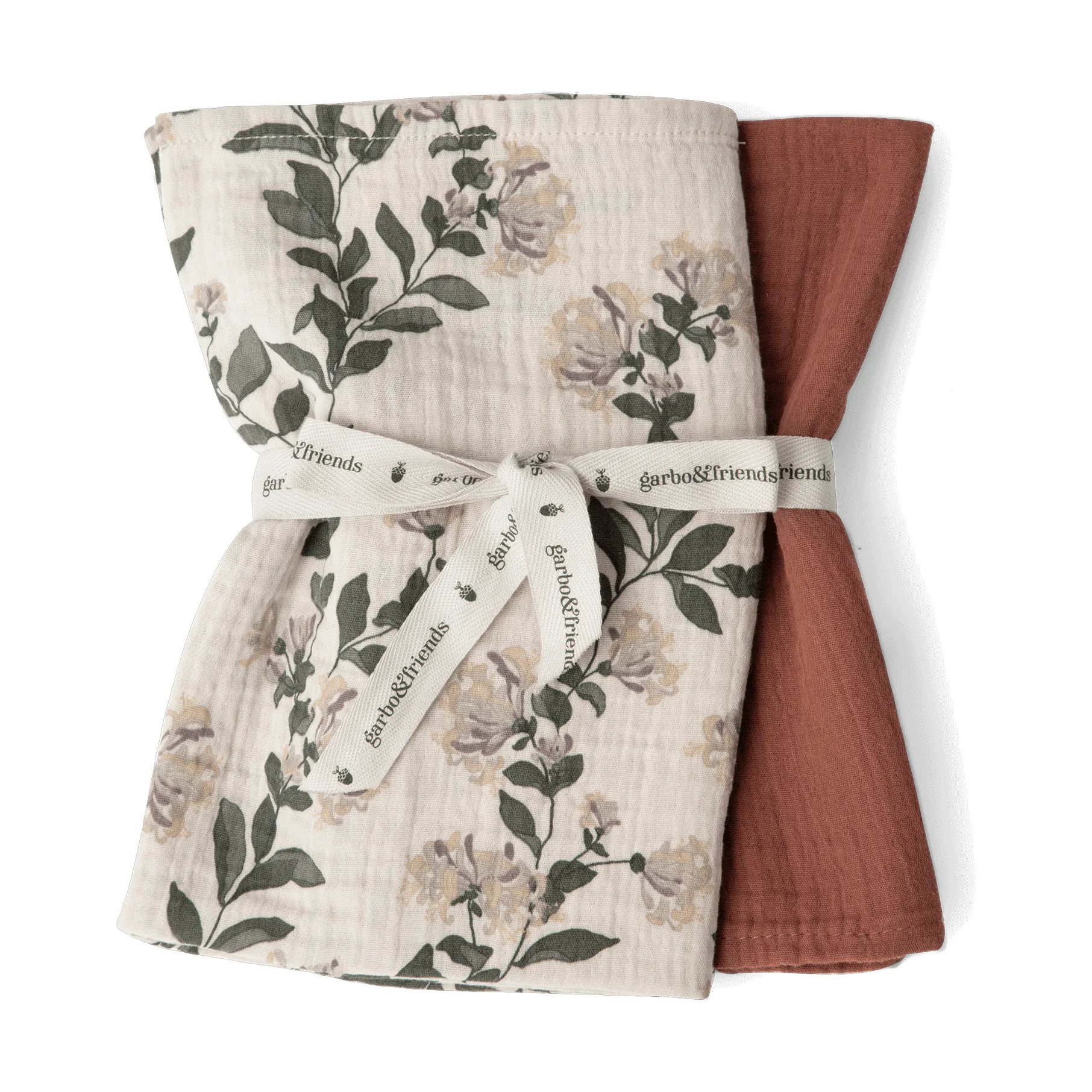 Honeysuckle Muslin κουβέρτα μικρή 2 τεμάχια, 60x60 cm Garbo&Friends