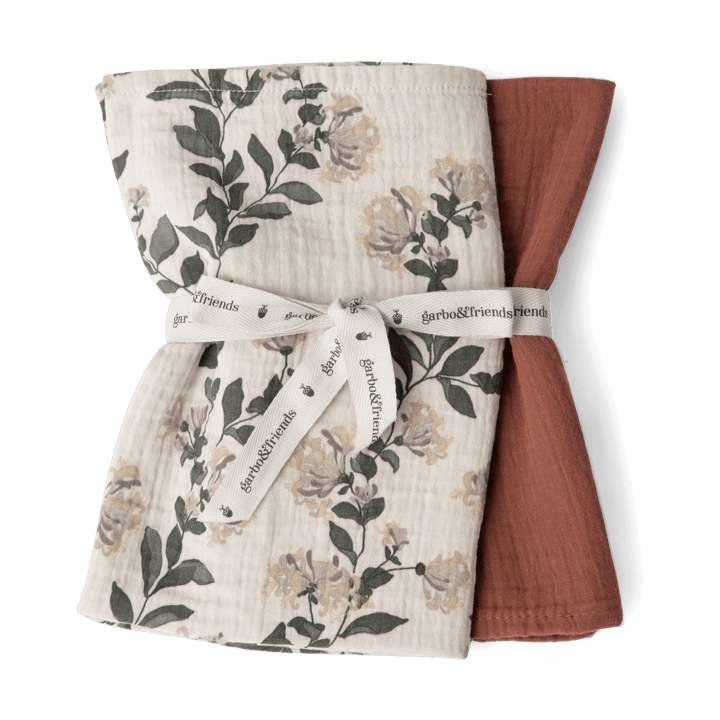 Honeysuckle Muslin κουβέρτα μικρή 2 τεμάχια - 60x60 cm - Garbo&Friends