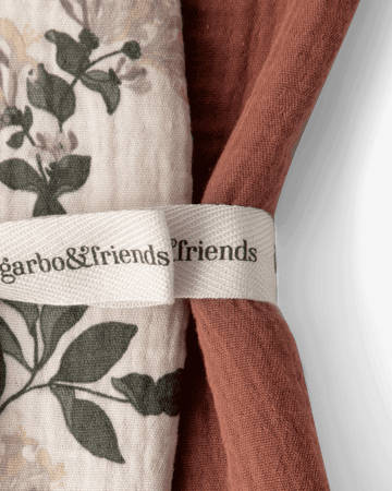 Honeysuckle Muslin κουβέρτα μικρή 2 τεμάχια - 60x60 cm - Garbo&Friends