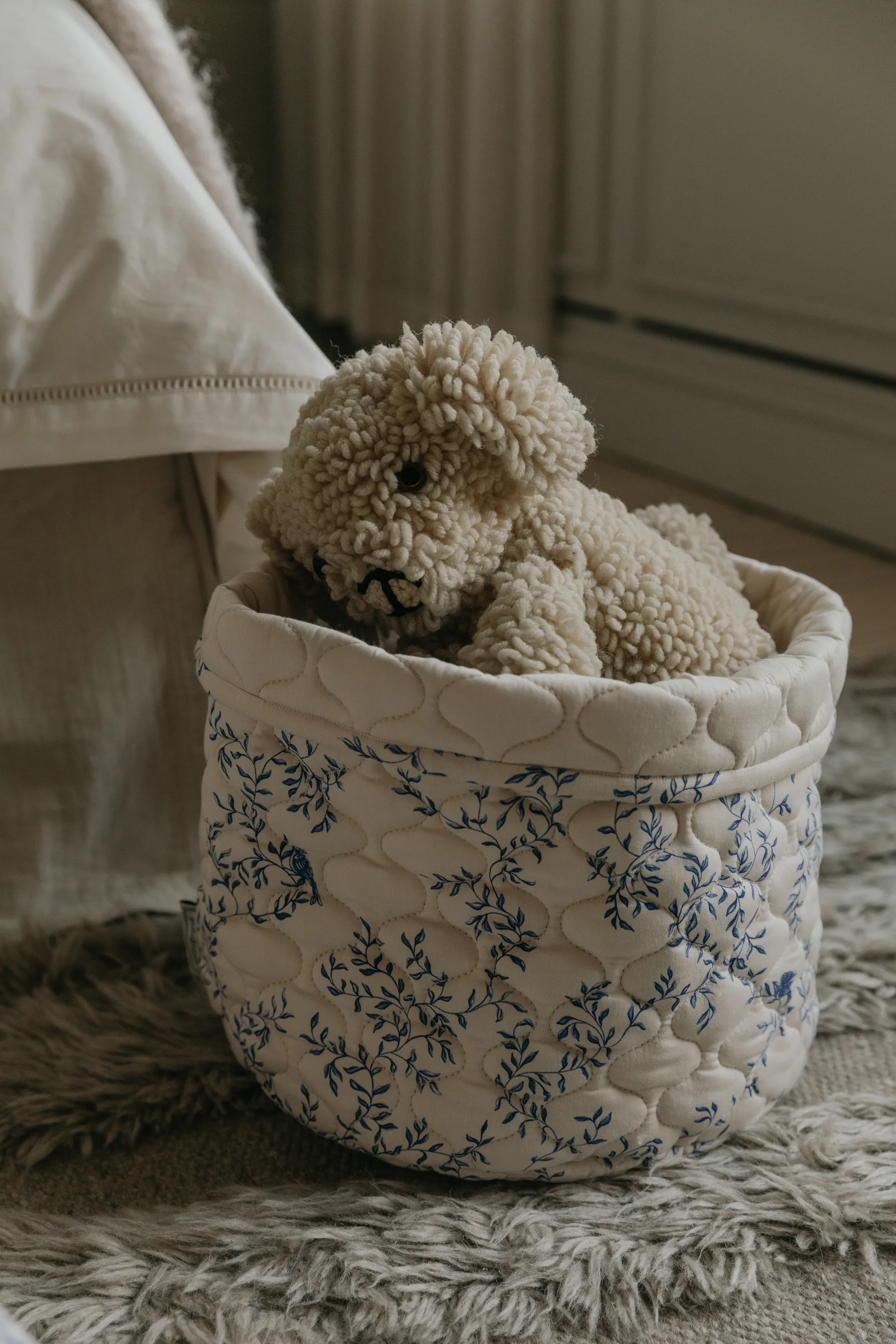 Jardim Satin καπιτονέ καλάθι 2 τεμάχια, 20xØ20 εκ. + 30xØ30 εκ. Garbo&Friends