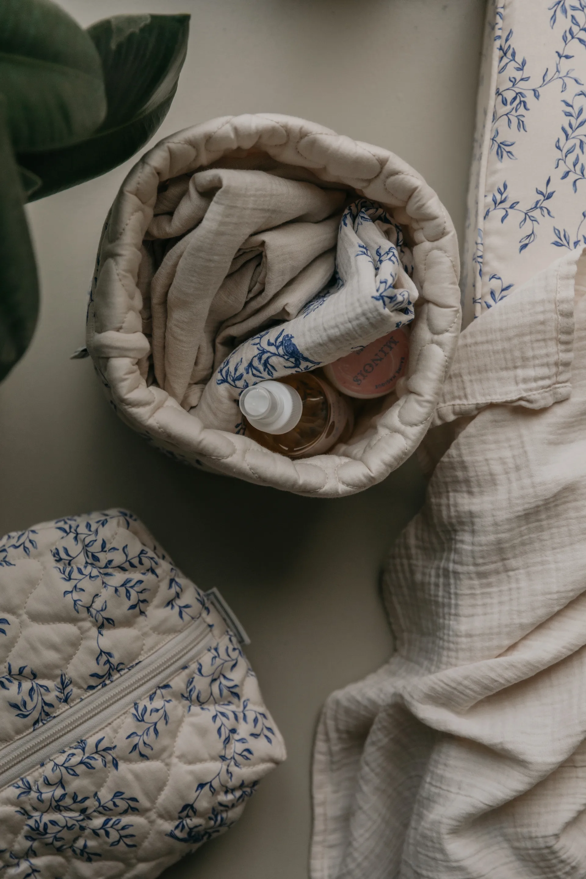 Jardim Satin καπιτονέ καλάθι 2 τεμάχια, 20xØ20 εκ. + 30xØ30 εκ. Garbo&Friends