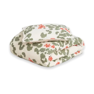 Σετ κλινοσκεπασμάτων Pelargonium Muslin junior - 100x130 cm/35x55 cm - Garbo&Friends