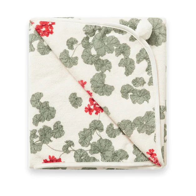 Pelargonium Terry πετσέτα με κουκούλα, 80x80 cm Garbo&Friends