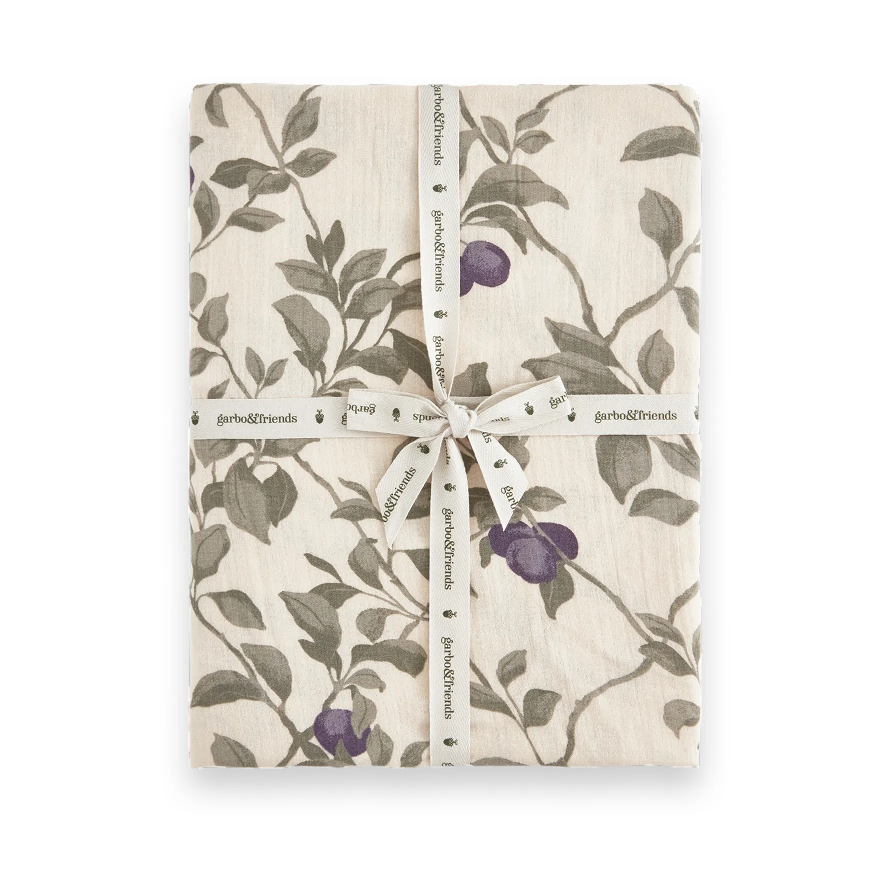 Plum Muslin σεντόνι με λάστιχο, 60x120x20 εκ. Garbo&Friends