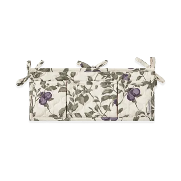 Plum satin quiltad θήκη κρεβατιού - 43x18εκ. - Garbo&Friends