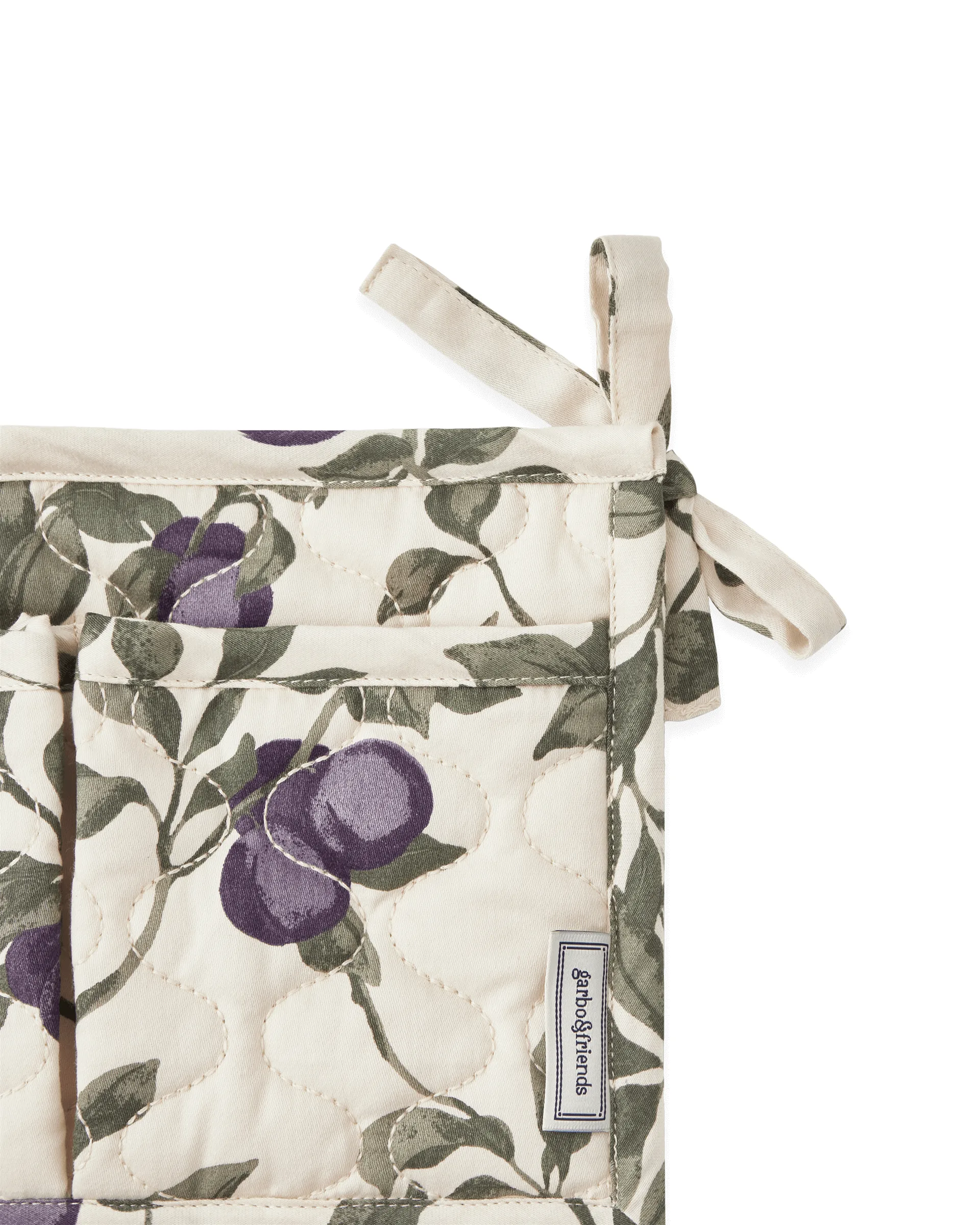 Plum satin quiltad θήκη κρεβατιού, 43x18εκ. Garbo&Friends