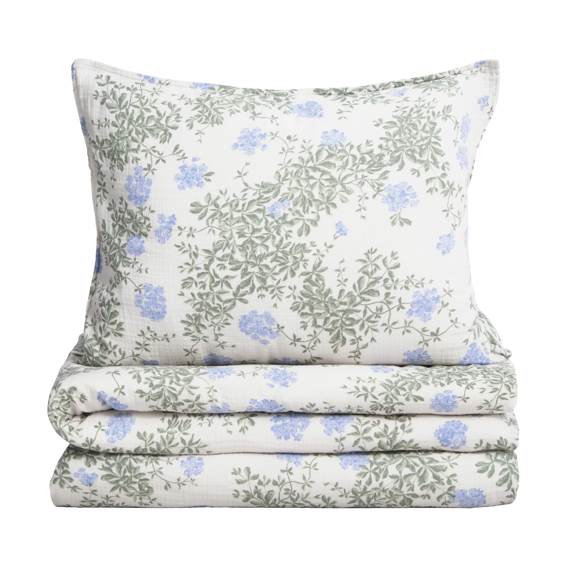 Plumbago Muslin κλινοσκεπάσματα σετ, 150x210 cm/50x60 cm Garbo&Friends