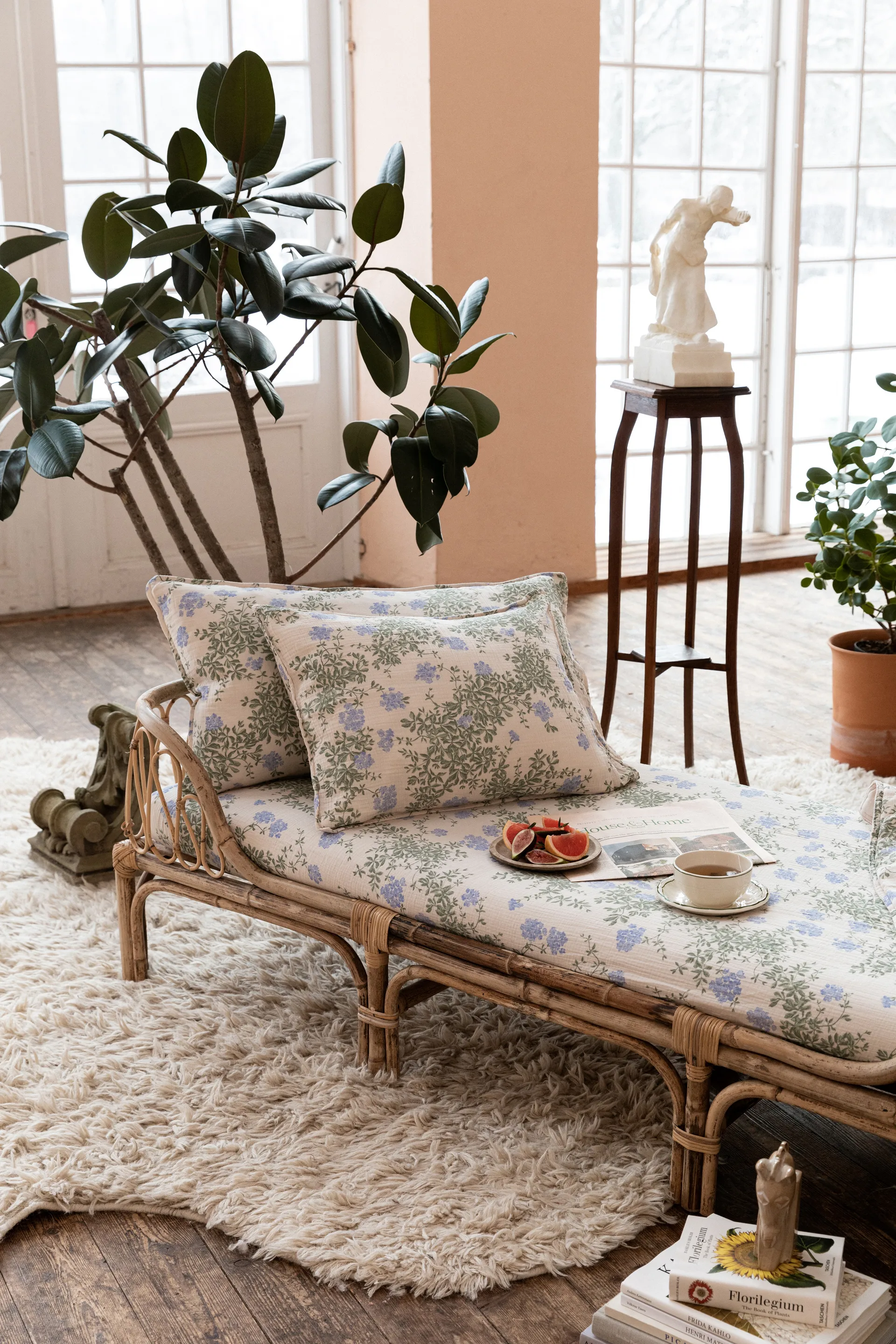 Plumbago Muslin μαξιλαροθήκη, 50x75cm Garbo&Friends