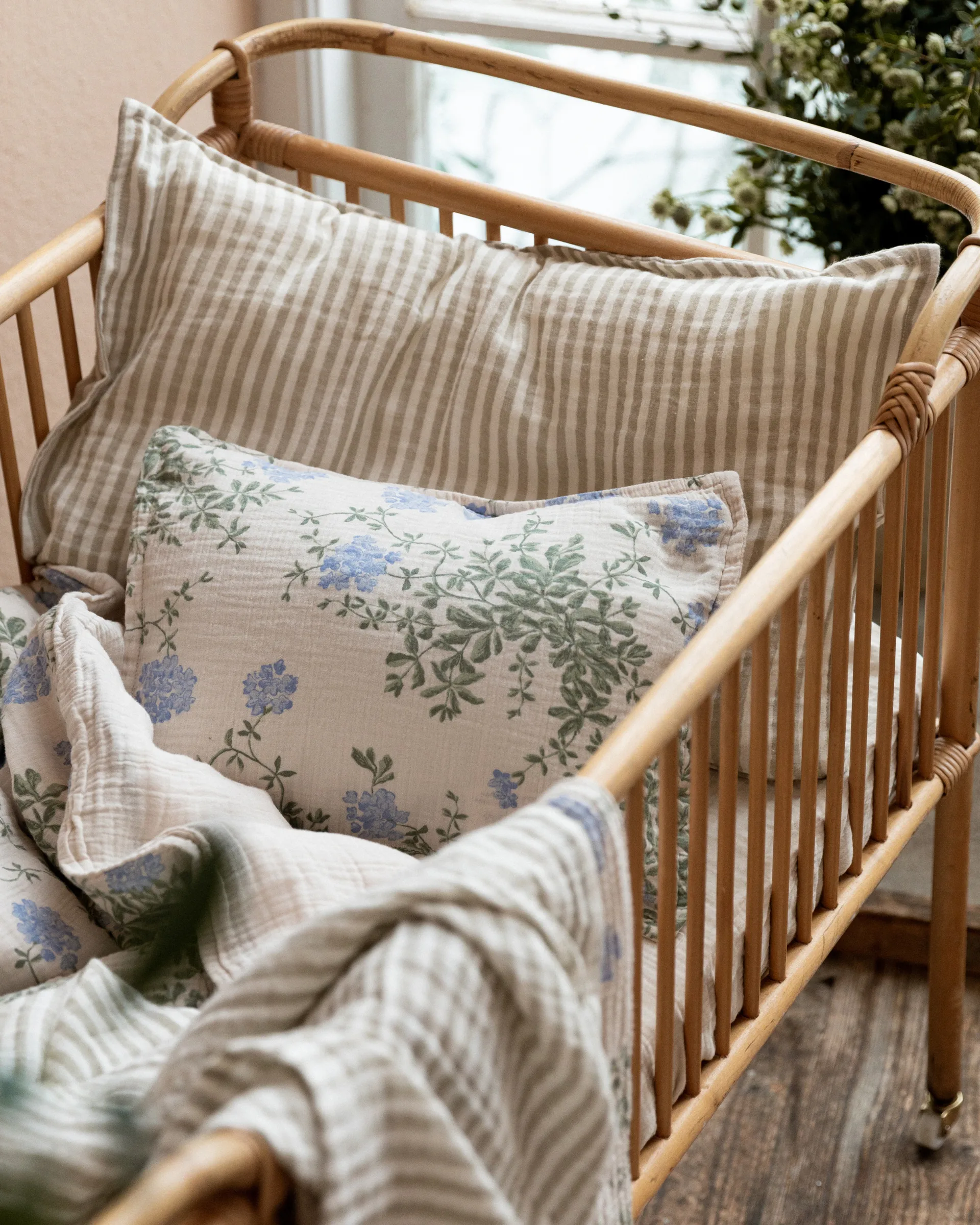 Plumbago Muslin κλινοσκεπάσματα σετ junior, 100x140 cm/40x60 cm Garbo&Friends