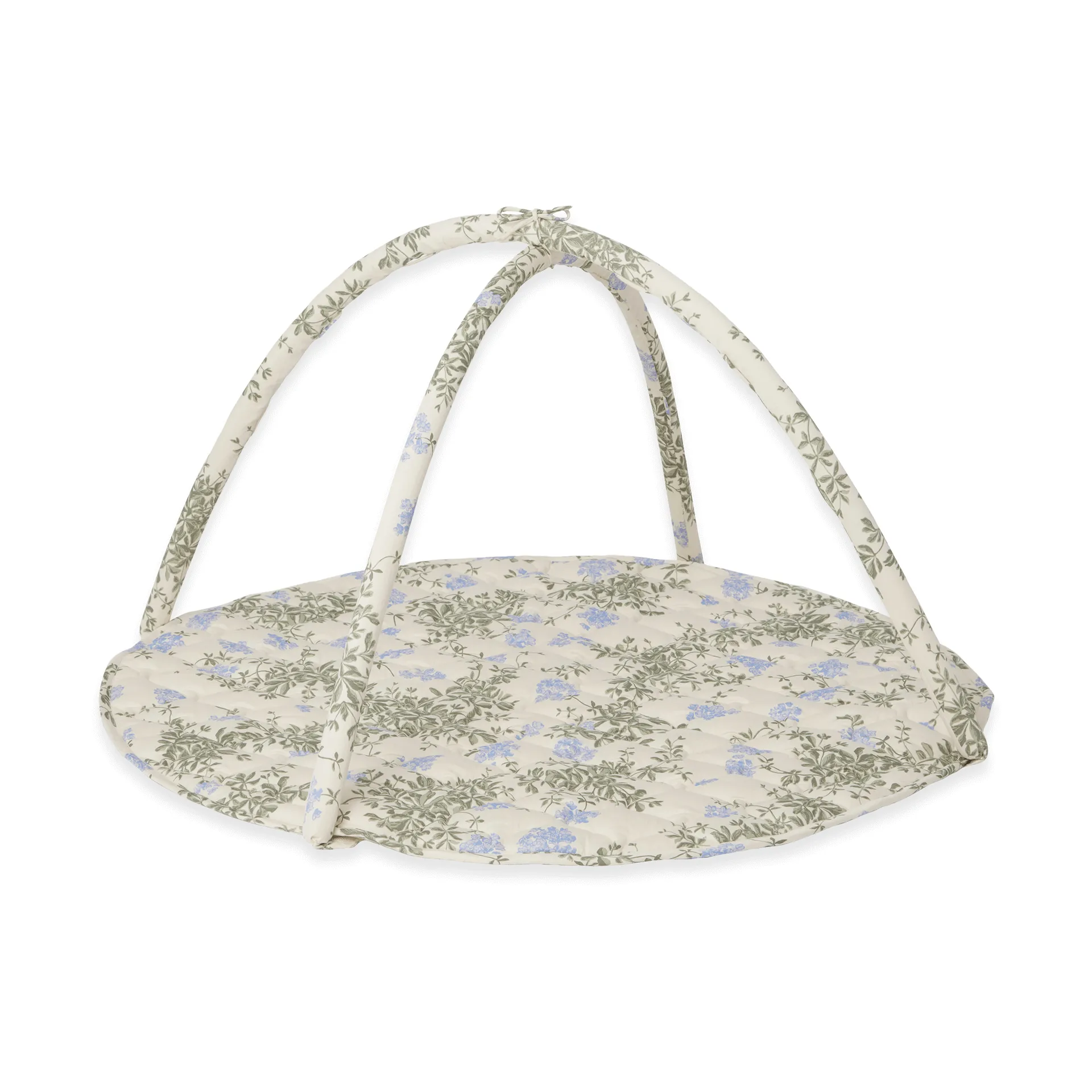 Plumbago satin quiltad babygym, Ø90 εκ. Garbo&Friends