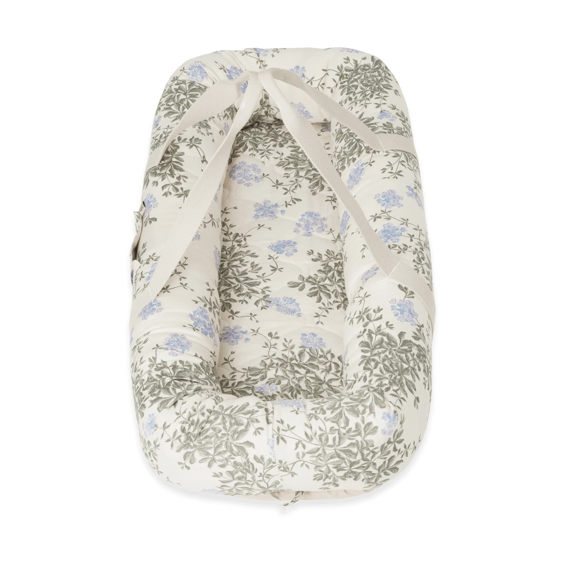 Plumbago satin quiltad babynest, 43x87x16 εκ. Garbo&Friends