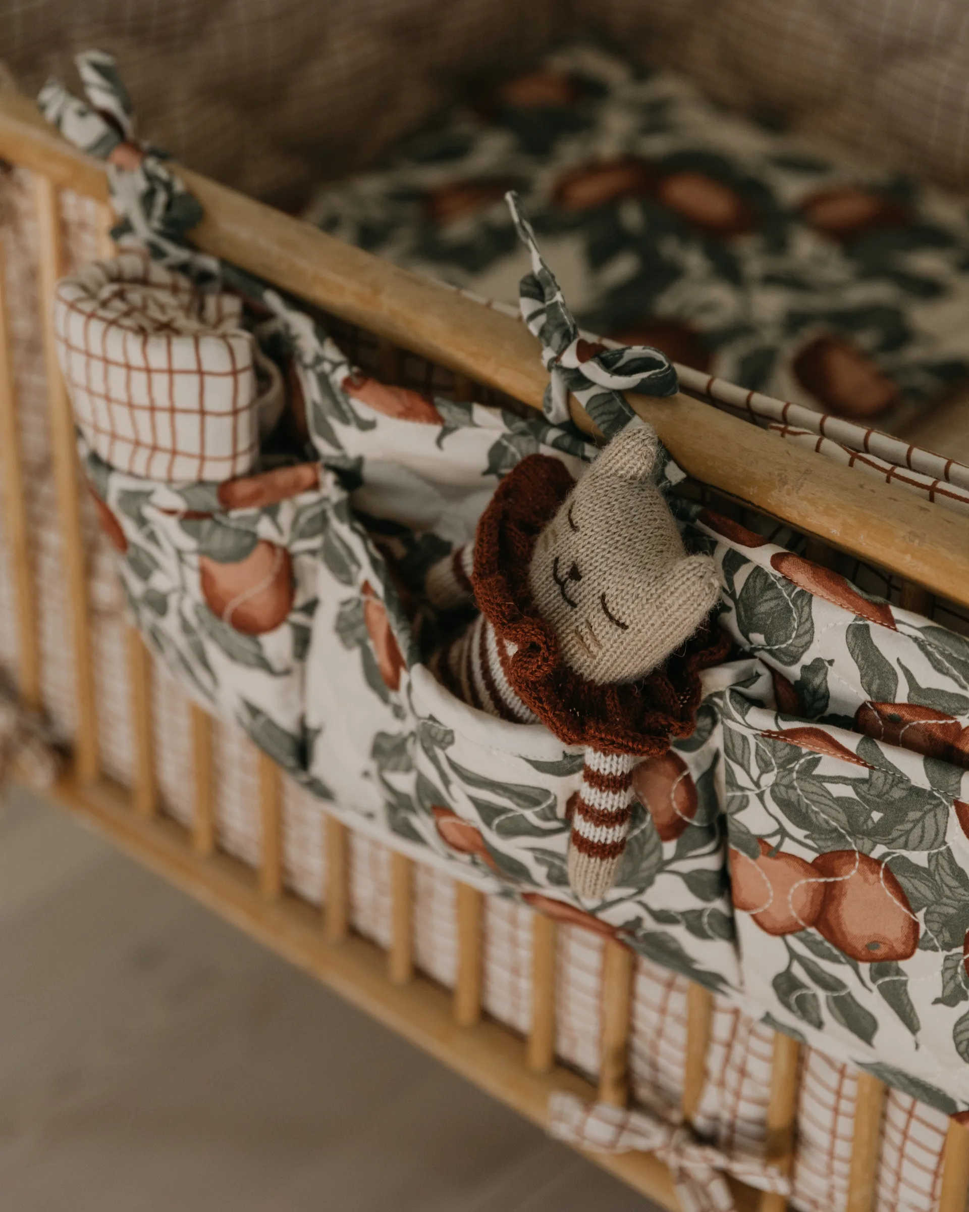 Pomme Satin Quilted τσέπη κρεβατιού, 43x18 cm Garbo&Friends