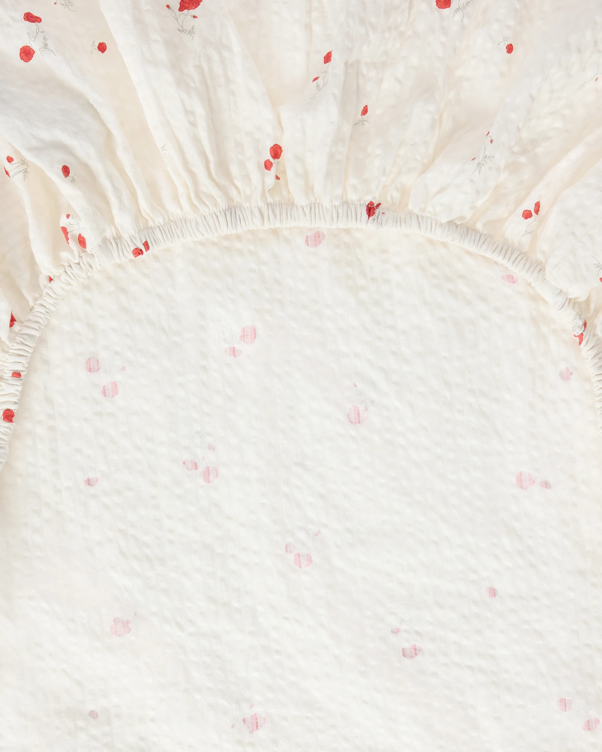 Poppy Seersucker σεντόνι με λάστιχο, 160x200x30 εκ. Garbo&Friends