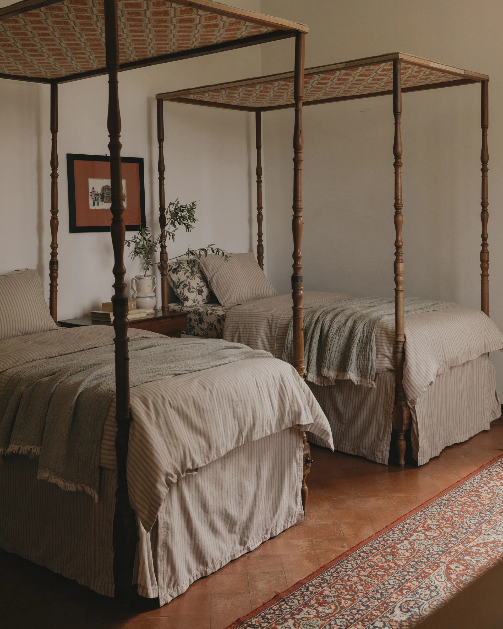 Stripe Mauve κάλυμμα κρεβατιού, 140x200x53 εκ. Garbo&Friends