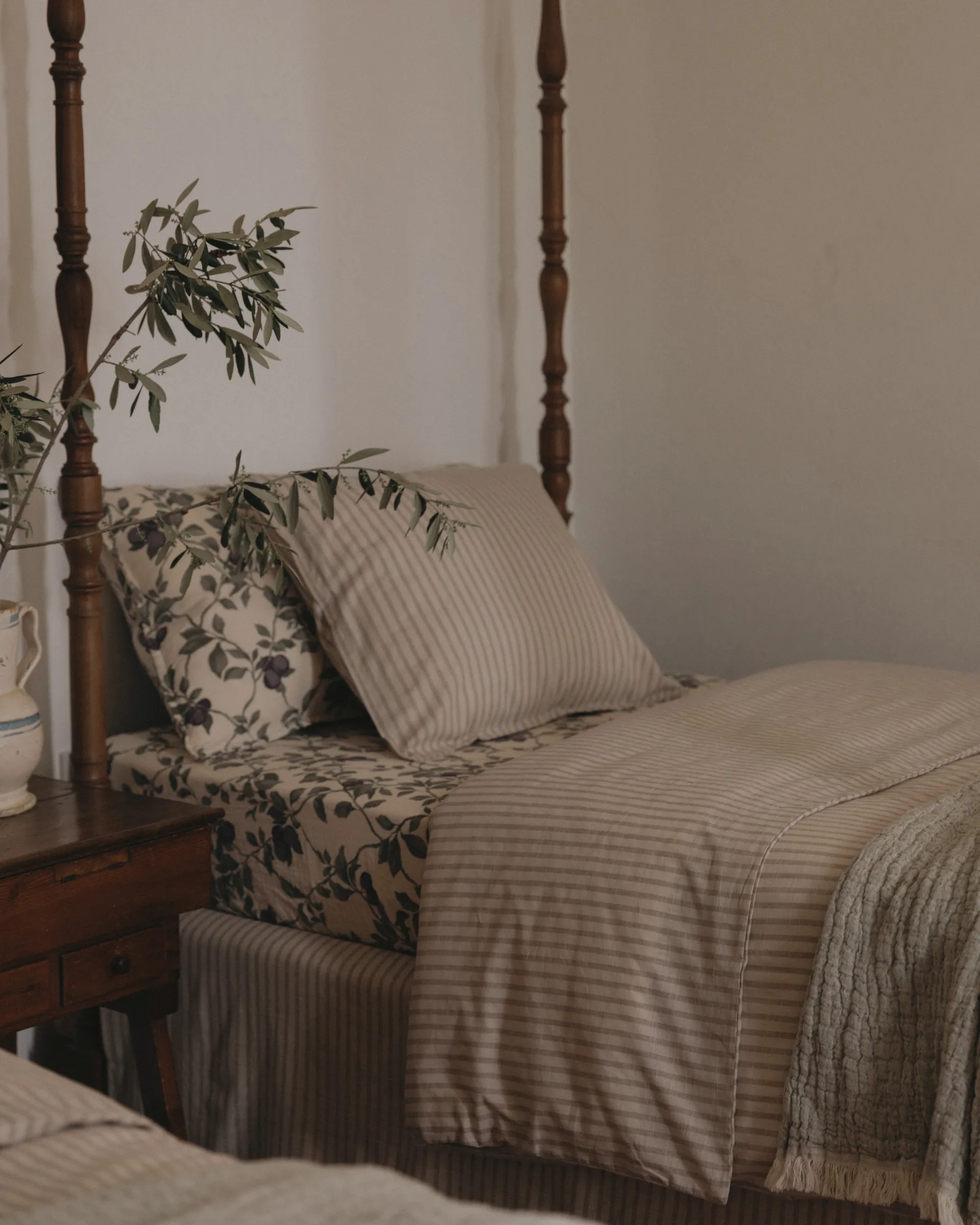 Σετ κρεβατιού Stripe Mauve, 150x210 εκ./50x60 εκ. Garbo&Friends