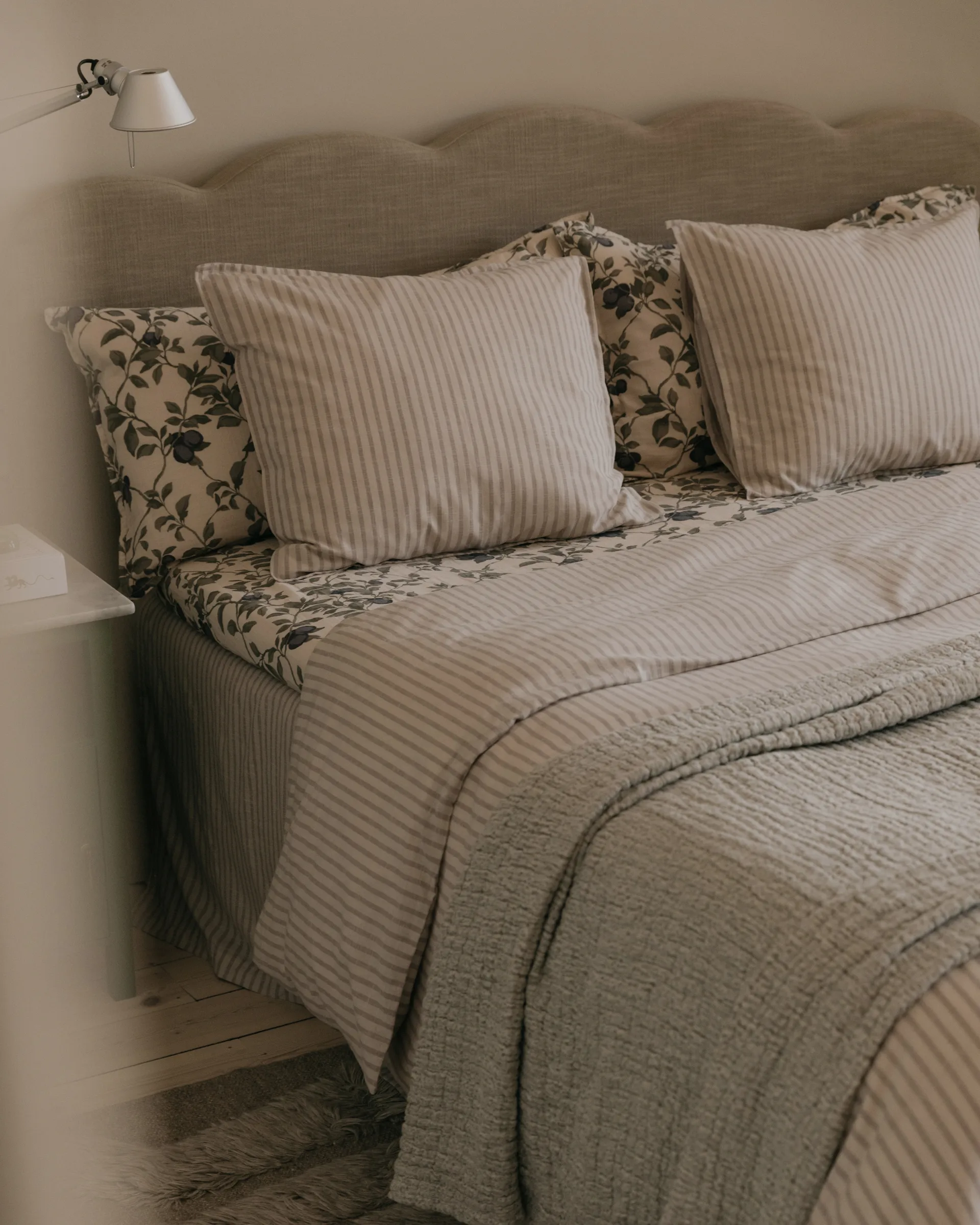 Σετ παπλώματος Stripe Mauve διπλό, 220x220 εκ Garbo&Friends