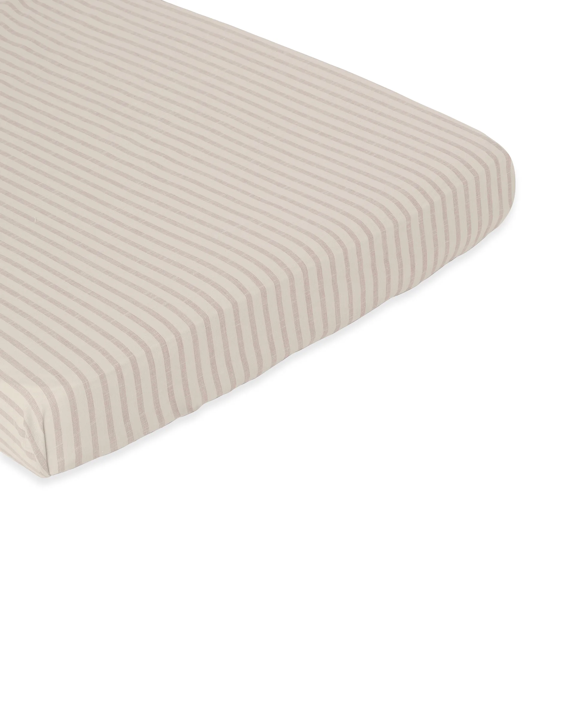 Σεντόνι με λάστιχο Stripe Mauve, 60x120x20 εκ. Garbo&Friends