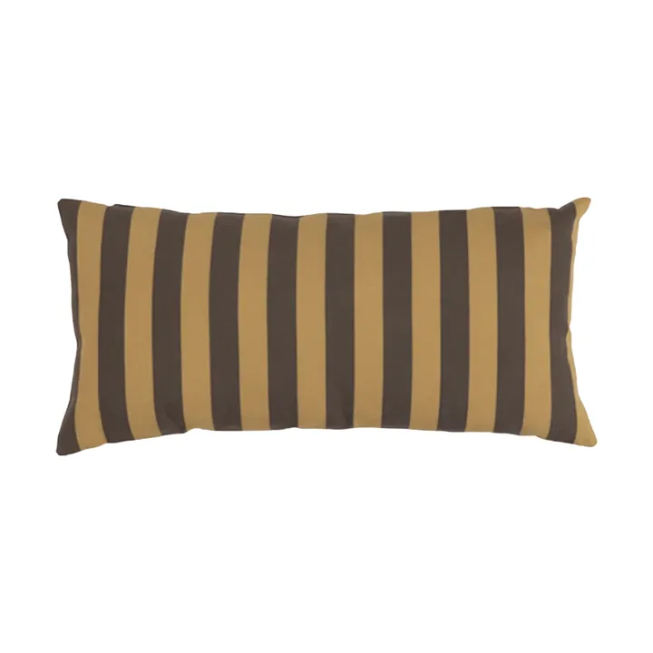 Garden Glory ριγέ μαξιλάρι - Σαφρανί-καφέ, 25x50 εκ. - Garden Glory