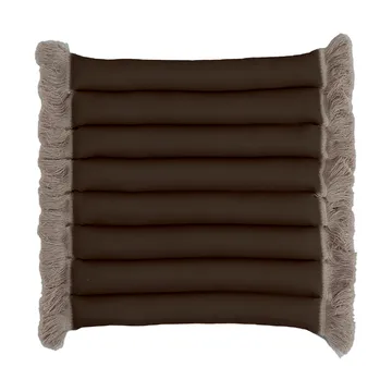 Garden Glory μαξιλάρι καθίσματος με κρόσσια - Μπεζ, μπεζ κρόσσια, 38x40 εκ. - Garden Glory