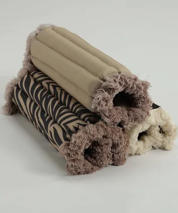 Garden Glory μαξιλάρι καθίσματος με κρόσσια - Μαύρο, μαύρη φούντα, 38x40 εκ. - Garden Glory