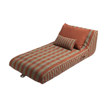 Garden Glory φουσκωτό κρεβάτι ξαπλώστα ηλιού - Ευκαλύπτου πράσινο-τερακότα, 85x168,5 cm - Garden Glory