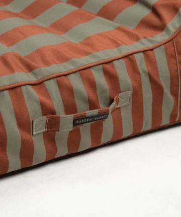 Garden Glory φουσκωτό κρεβάτι ξαπλώστα ηλιού - Ευκαλύπτου πράσινο-τερακότα, 85x168,5 cm - Garden Glory