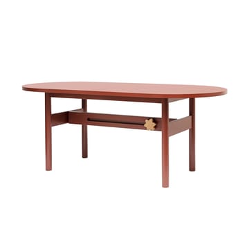 Τραπέζι Ateljé - Δρυς-κόκκιν�ο βερνικωμένο-πόμολο από δρυς - Gärsnäs