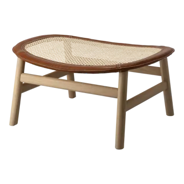 Dandy οττομάν - Δρυς-φυσικό-Tärnsjö δέρμα κονιάκ - Gärsnäs