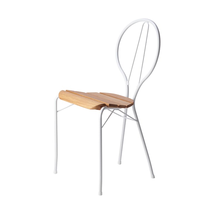 Καρέκλα Pia - Λευκό λακαρισμένο χαλύβδινο πλαίσιο-λαδωμένη δρυς - Gärsnäs