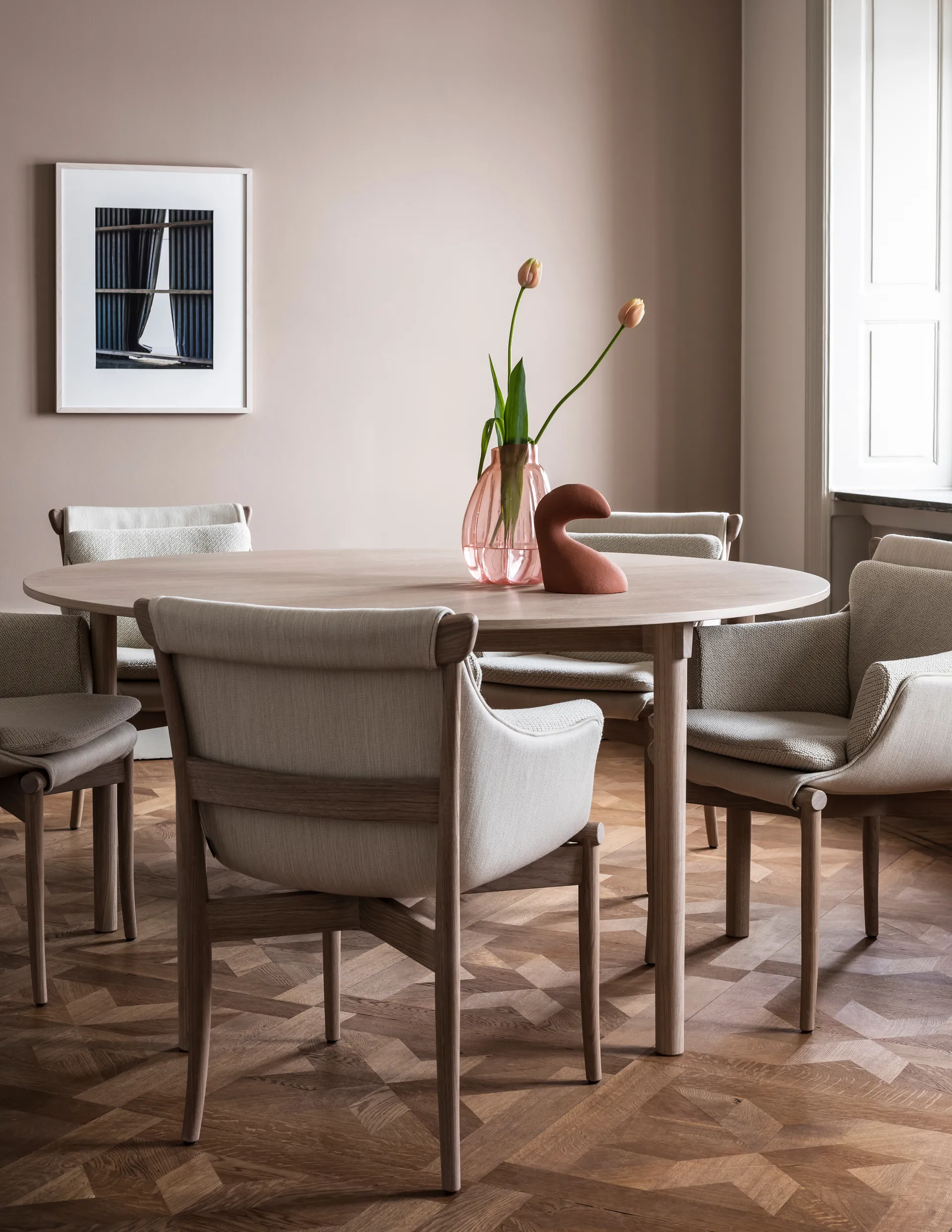 Τραπέζι Tak Ø120 εκατοστά, Δρυς-natural Gärsnäs