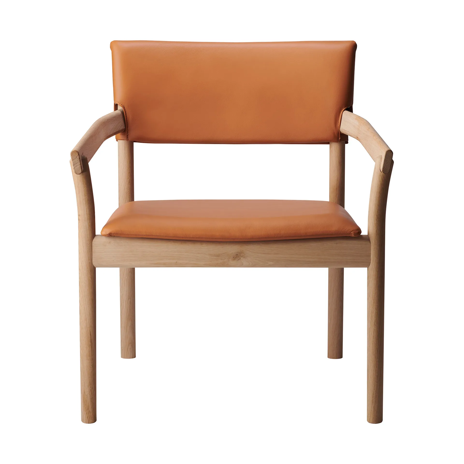 Πολυθρόνα Vyn με επενδυμένη πλάτη, Monocoat natural-Elmosoft 43283 Gärsnäs