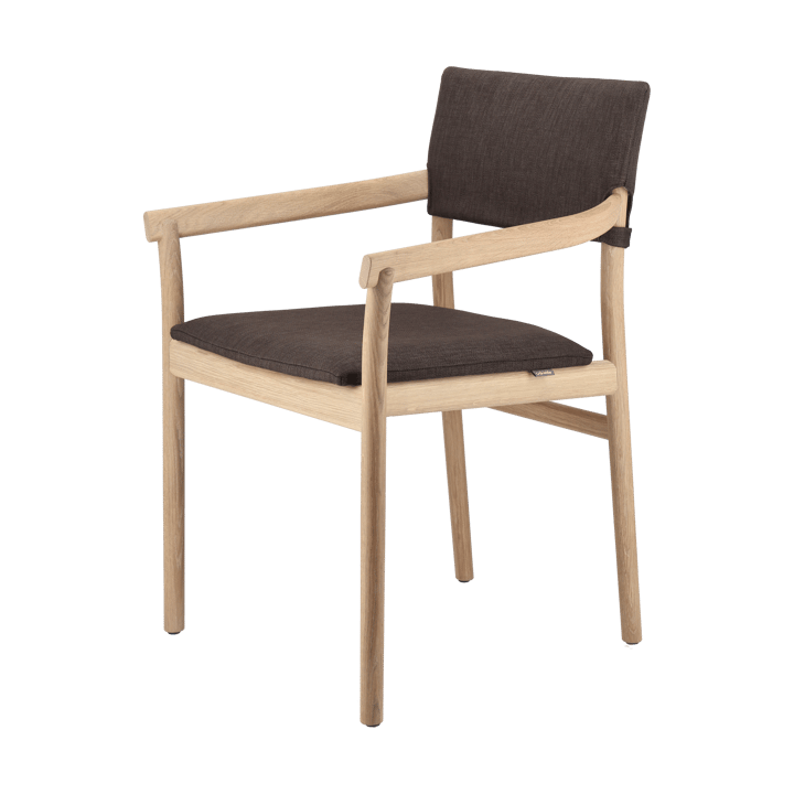 Καρέκλα Vyn με ταπετσαρισμένη πλάτη, Monocoat natural-Lido 46 Mole Gärsnäs