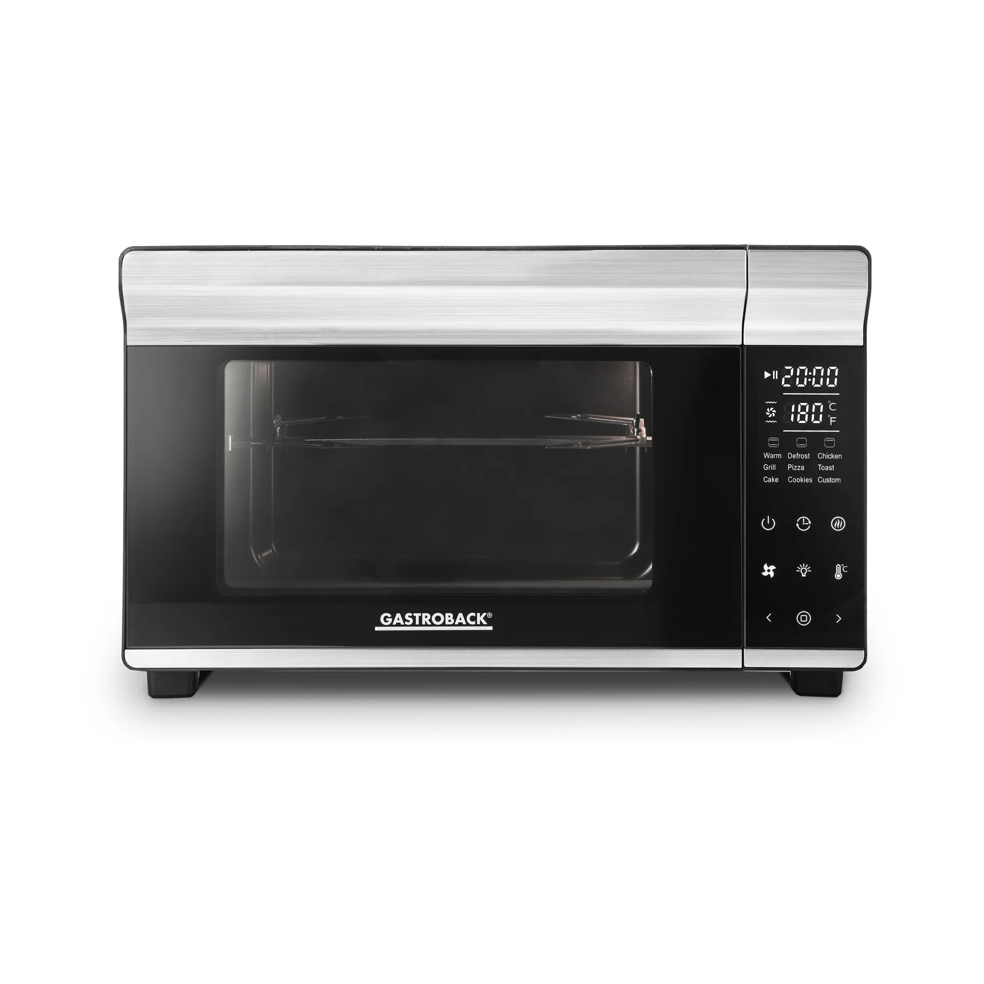 Gastroback Design 42814 Bake & Grill φούρνος μπιστρό, Ασήμι Gastroback