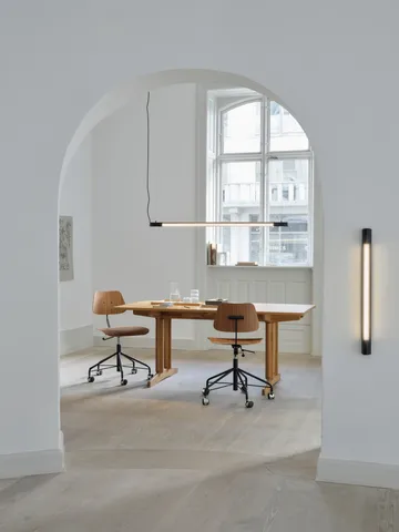 Ρadent επιτοίχιο φωτιστικό short 70 cm σταθερή εγκατάσταση - Black - Gejst