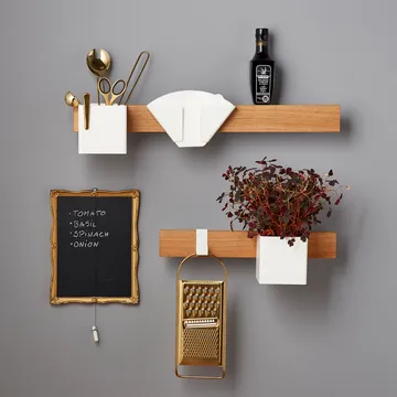 Flex Rail μαγνητική ράγα 40 cm - Δρυς-λευκό - Gejst