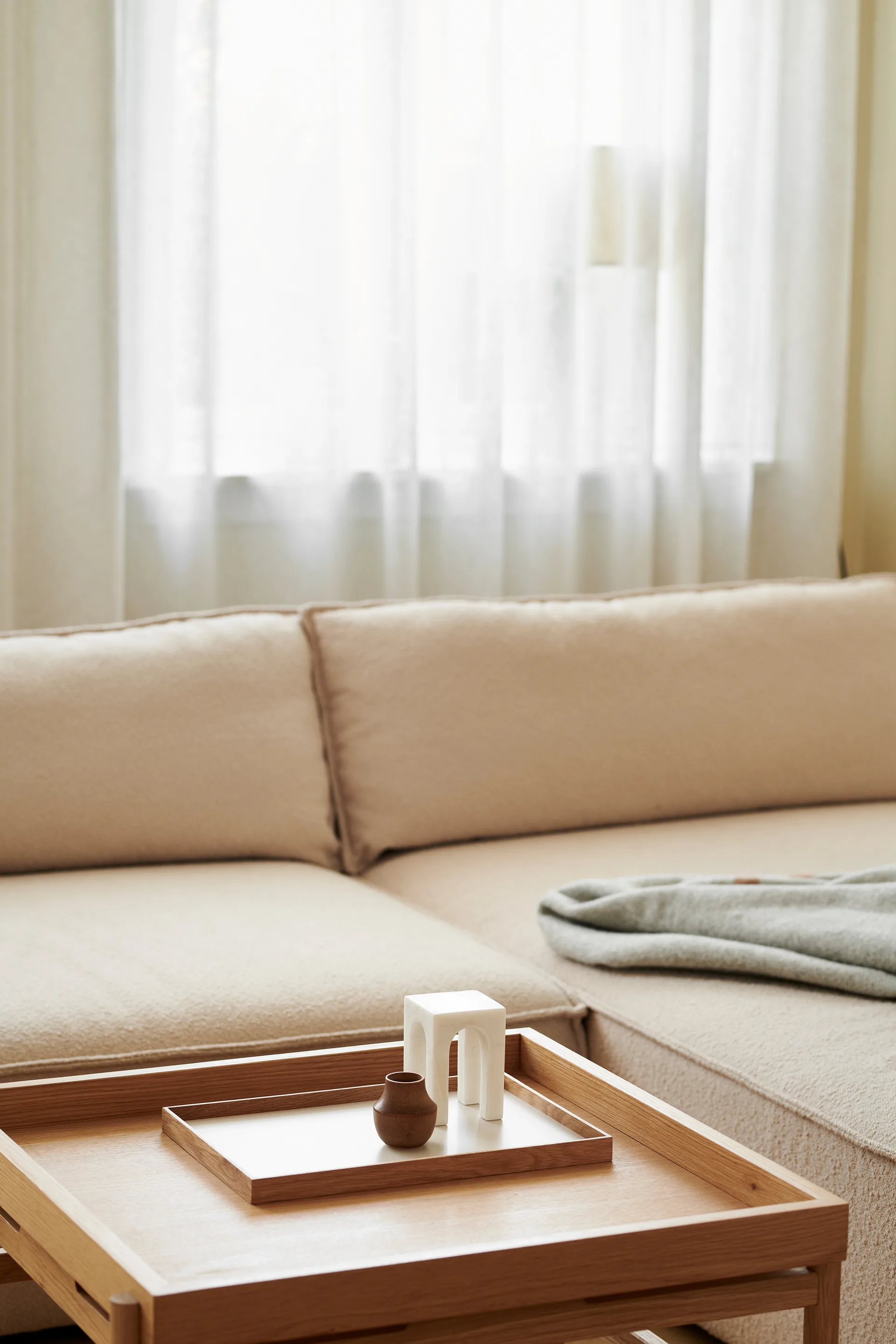 Frame δίσκος μεσαίος 23x34 cm, Δρυς-μπεζ Gejst