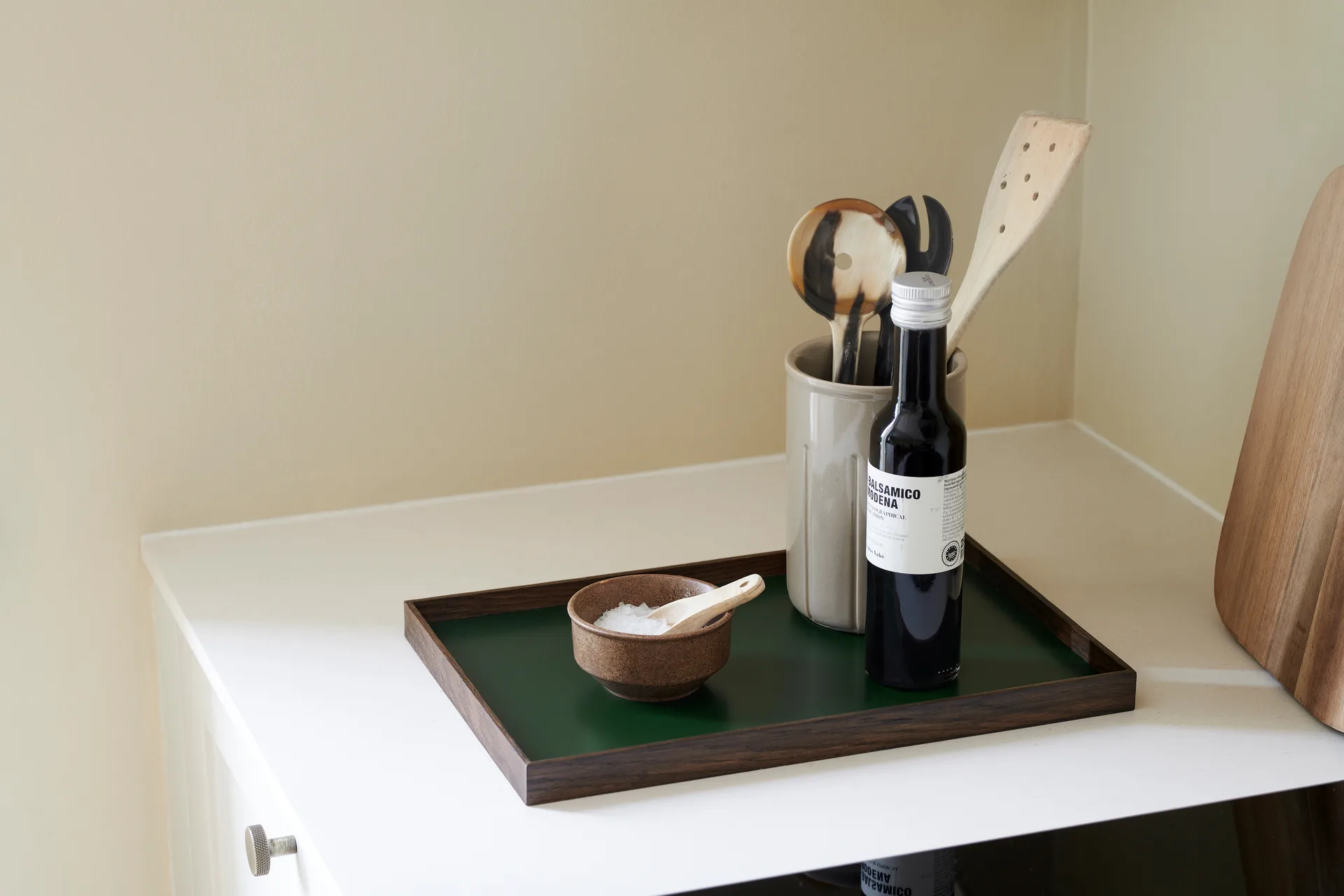 Frame δίσκος μεσαίος 23x34 cm, Καπνισμένη δρυς-πράσινο Gejst