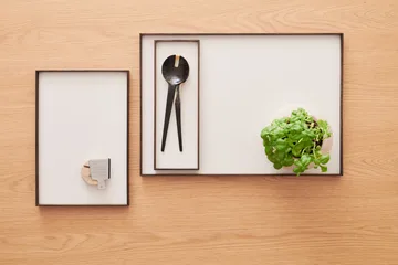 Frame δίσκος μεσαίος 23x34 cm - Καπνιστή δρυς-beige - Gejst