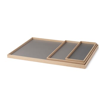Frame δίσκος μεγάλος 35,5x50,6 cm - Δρυς-ανοιχτό γκρι - Gejst