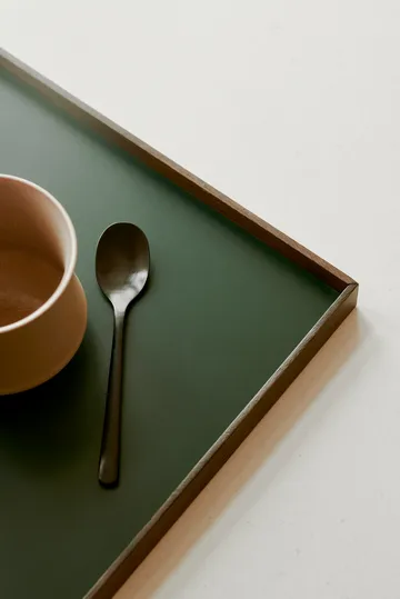 Frame δίσκος μεγάλος 35,5x50,6 cm - Καπνισμένη δρυς-πράσινο - Gejst