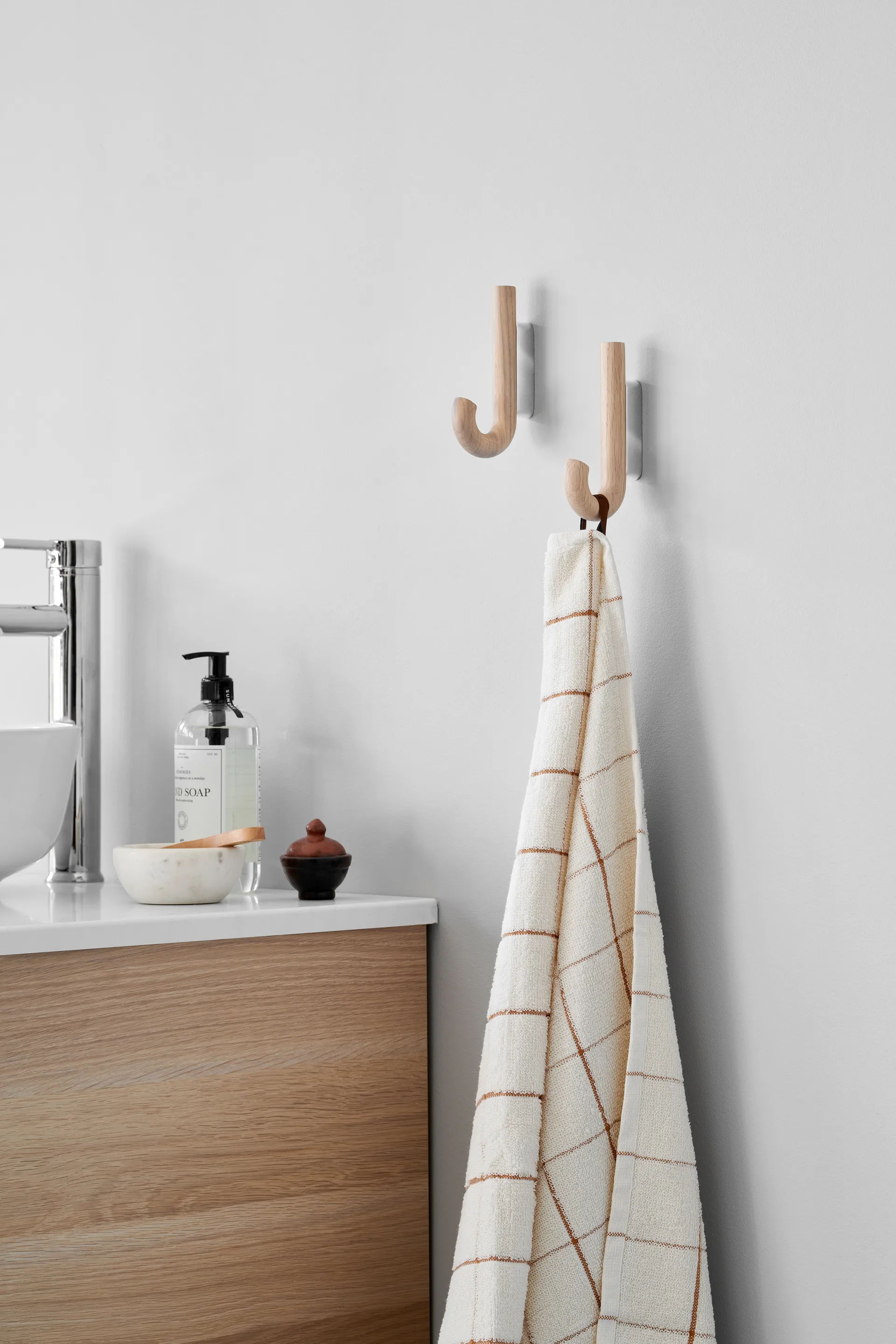 Hook γάντζος μίνι 13,3 εκ., Δρύινο-χρωμίου Gejst