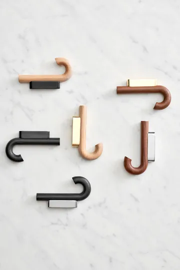 Hook γάντζος μίνι 13,3 εκ. - Καρυδιά-Χρώμιο - Gejst