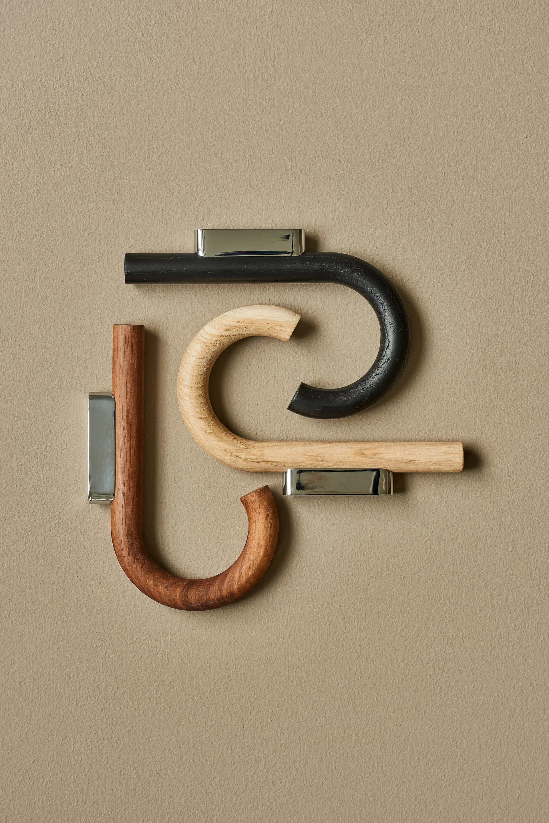 Hook γάντζος 19 cm, Δρυς-χρώμιο Gejst