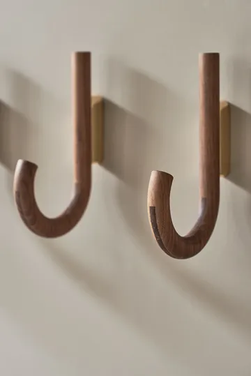 Hook γάντζος 19 cm - Καρυδιά-ορείχαλκος - Gejst