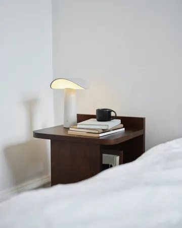 Lium φορητό επιτραπέζιο φωτιστικό 22,5 cm - Warm grey - Gejst