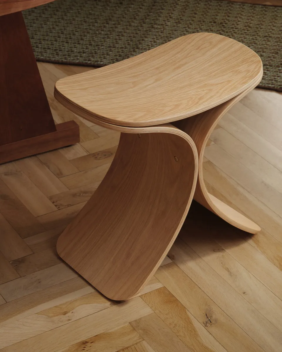 Luno σκαμπό 48x28x72 εκ., Βελανιδιά Gejst